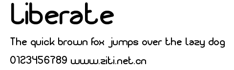 Liberate.ttf字體轉換器圖片