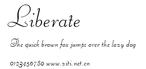 Liberate.ttf字體轉換器圖片