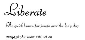 Liberate.ttf字體轉換器圖片