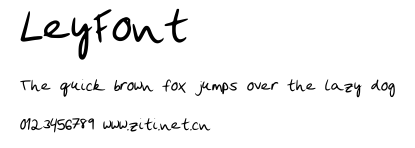 LeyFont.ttf字體轉換器圖片