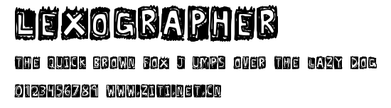 Lexographer.ttf字體轉換器圖片