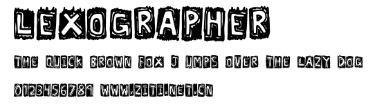 Lexographer.ttf字體轉換器圖片