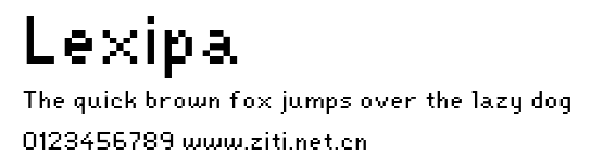 Lexipa.ttf字體轉換器圖片