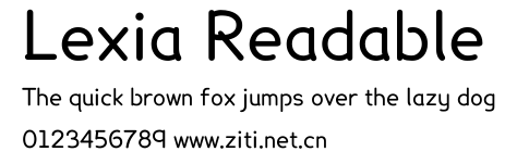Lexia Readable.ttf字體轉換器圖片