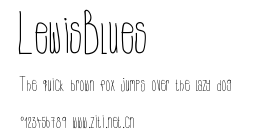 LewisBlues.ttf字體轉換器圖片