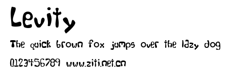 Levity.ttf字體轉換器圖片
