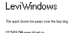 LeviWindows.ttf字體轉換器圖片