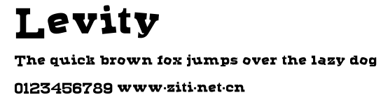 Levity.ttf字體轉換器圖片