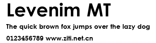 Levenim MT.ttf字體轉換器圖片