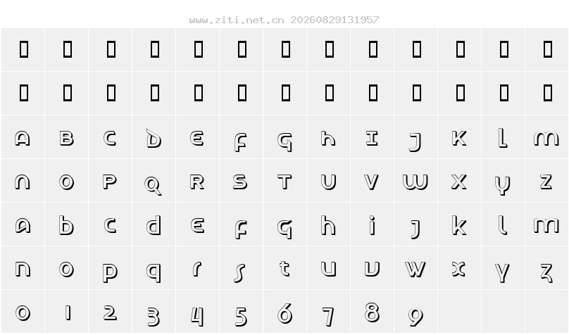 字符映射圖