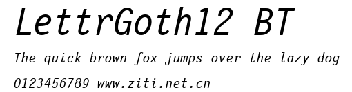 LettrGoth12 BT.ttf字體轉換器圖片