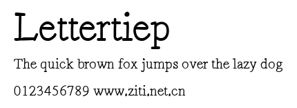 Lettertiep.ttf字體轉換器圖片