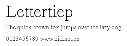 Lettertiep.ttf字體轉換器圖片