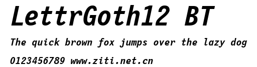 LettrGoth12 BT.ttf字體轉換器圖片