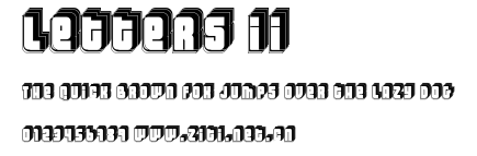 Letters II.ttf字體轉換器圖片