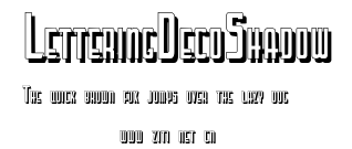 LetteringDecoShadow.otf字體轉換器圖片