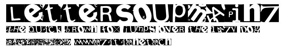 LetterSoupMainz.ttf字體轉換器圖片