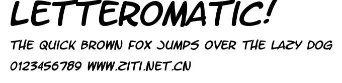 LetterOMatic!.ttf字體轉換器圖片