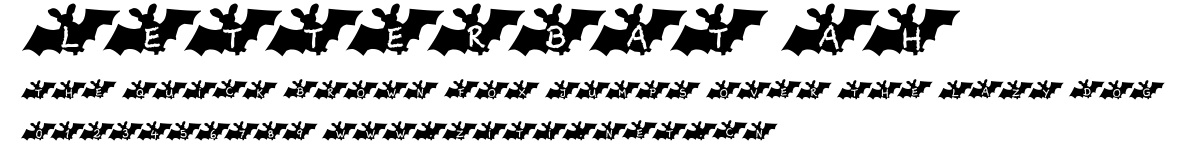 LetterBat AH.ttf字體轉換器圖片