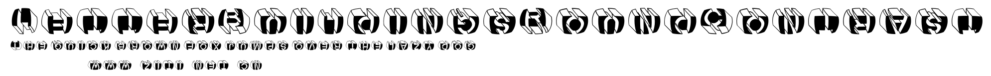 LetterBuildingsRoundContrast.ttf字體轉換器圖片