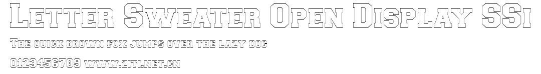 Letter Sweater Open Display SSi.ttf