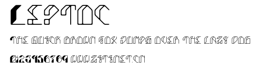 Leptoc.otf字體轉換器圖片