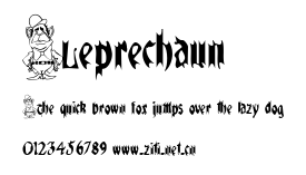 Leprechaun.ttf字體轉換器圖片