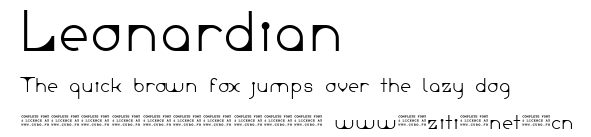 Leonardian.ttf字體轉換器圖片