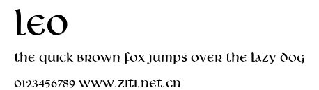 Leo.ttf字體轉換器圖片
