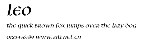 Leo.ttf字體轉換器圖片