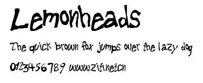 Lemonheads.ttf字體轉換器圖片