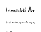 LemonadeHustler.ttf字體轉換器圖片