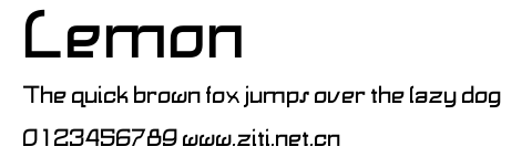 Lemon.ttf字體轉換器圖片