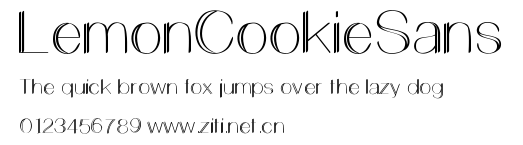 LemonCookieSans.ttf字體轉換器圖片