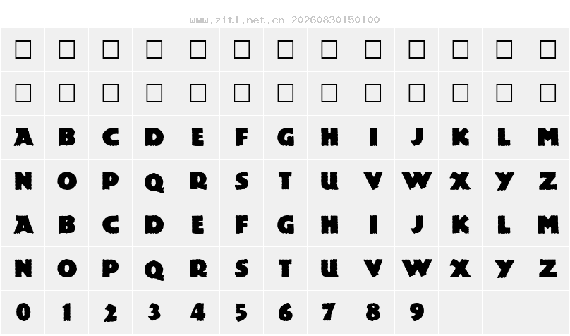 字符映射圖