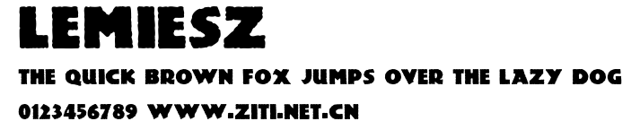 Lemiesz.ttf字體轉換器圖片