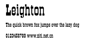 Leighton.ttf字體轉換器圖片