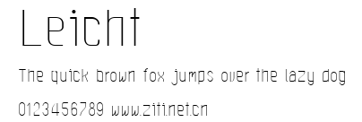 Leicht.ttf字體轉換器圖片