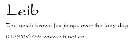 Leib.ttf字體轉換器圖片