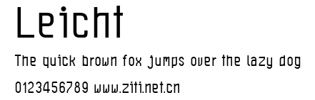 Leicht.ttf字體轉換器圖片