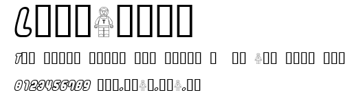 Legothick.ttf字體轉換器圖片