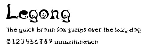 Legong.ttf字體轉換器圖片