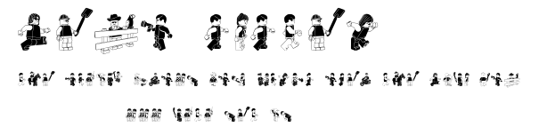 Lego System.ttf字體轉換器圖片