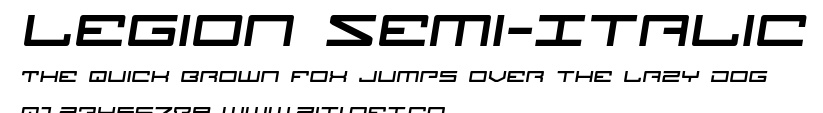 Legion Semi-Italic.ttf字體轉換器圖片