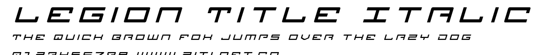Legion Title Italic.ttf字體轉換器圖片