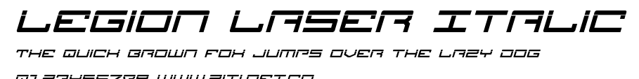 Legion Laser Italic.ttf字體轉換器圖片