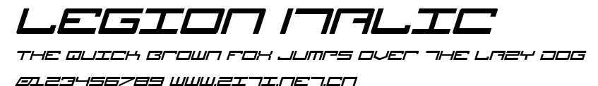 Legion Italic.ttf字體轉換器圖片