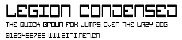 Legion Condensed.ttf字體轉換器圖片
