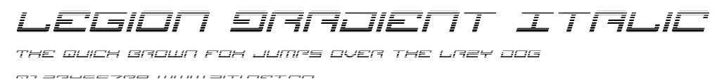 Legion Gradient Italic.ttf字體轉換器圖片