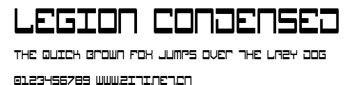 Legion Condensed.ttf字體轉換器圖片